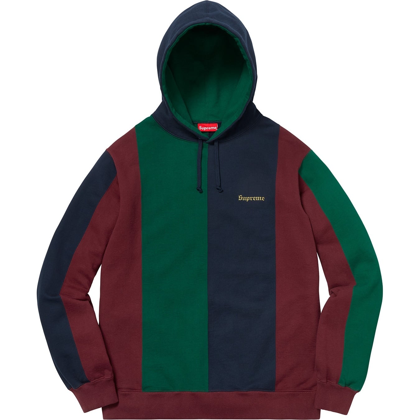 Tricolor Hooded Sweatshirt view 3